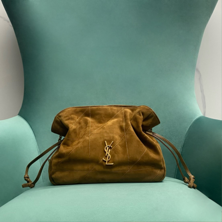 생로랑 스웨이드 소재 JAMIE 숄더 파우치 862712 261812.5cm 브라운01.jpg