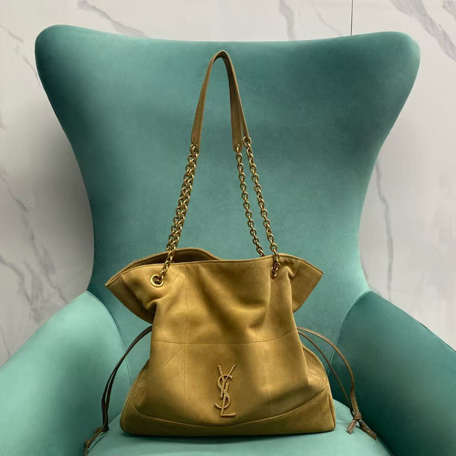 생로랑 스웨이드 소재의 JAMIE 쇼퍼 809824 34935cm 옐로우04.jpg