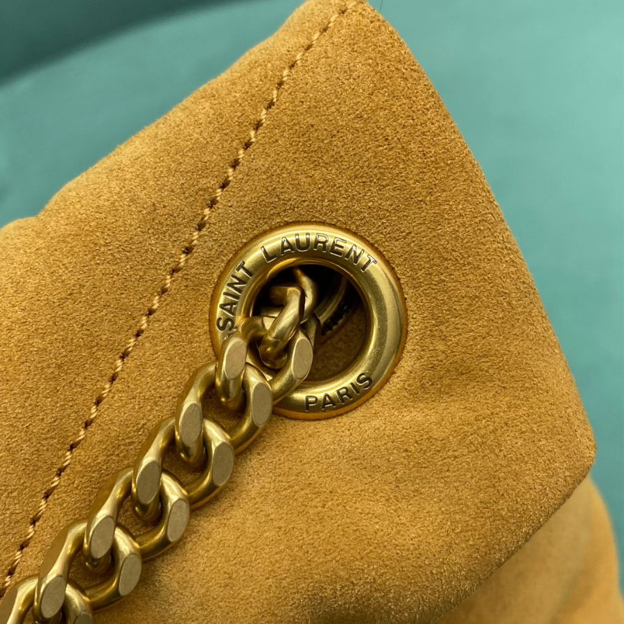 생로랑 스웨이드 퀼팅 가죽 소재 PUFFER 스몰 577476 291118cm 브라운6.jpg