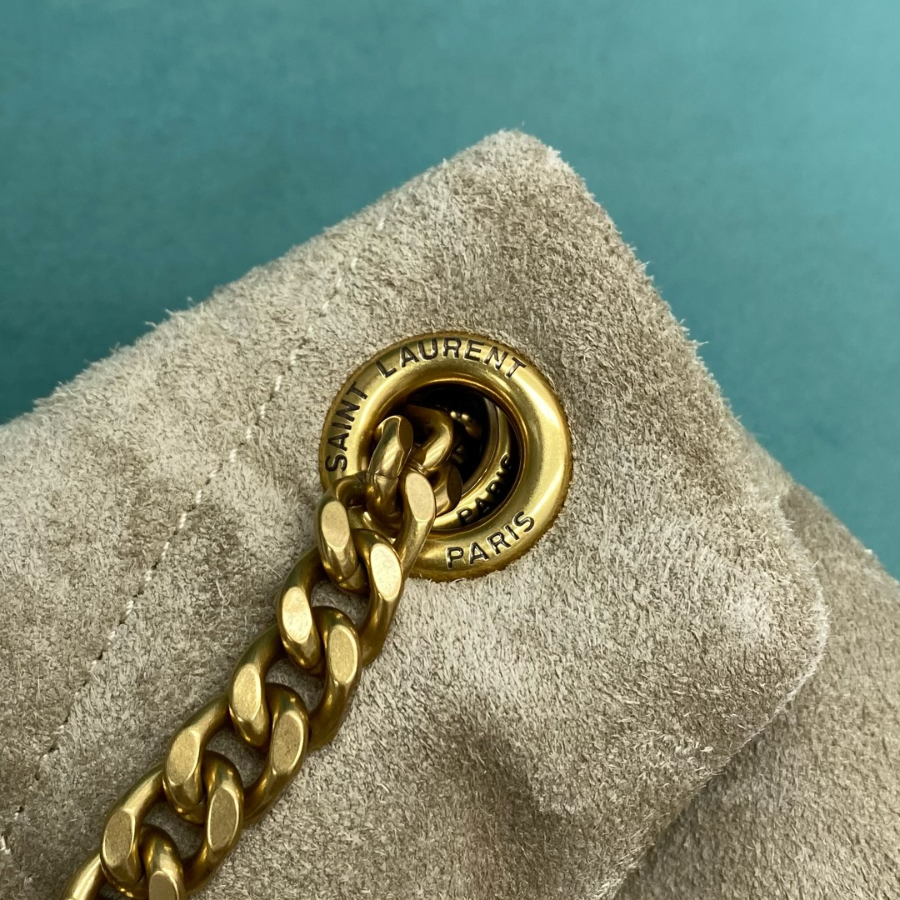 생로랑 스웨이드 퀼팅 가죽 소재 PUFFER 스몰 577476 291118cm 카키6.jpg