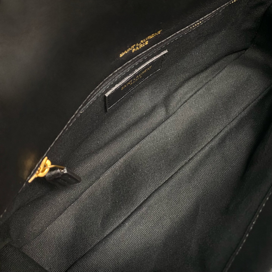 생로랑 칼립소 라지 그레인드 램스킨 블랙 734153 26714cm3.jpg