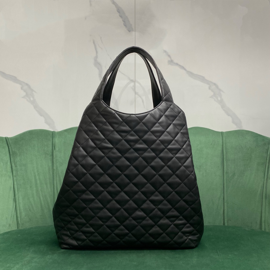 생로랑 퀼트 처리된 램스킨 소재의 ICARE 맥시 쇼퍼백 블랙 698651 38843cm4.jpg