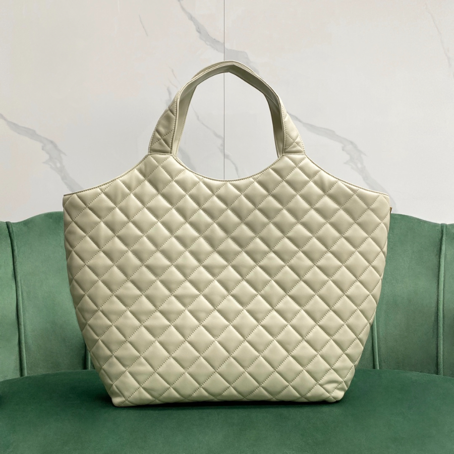 생로랑 퀼트 처리된 램스킨 소재의 ICARE 맥시 쇼퍼백 화이트 698652 357.542cm3.jpg