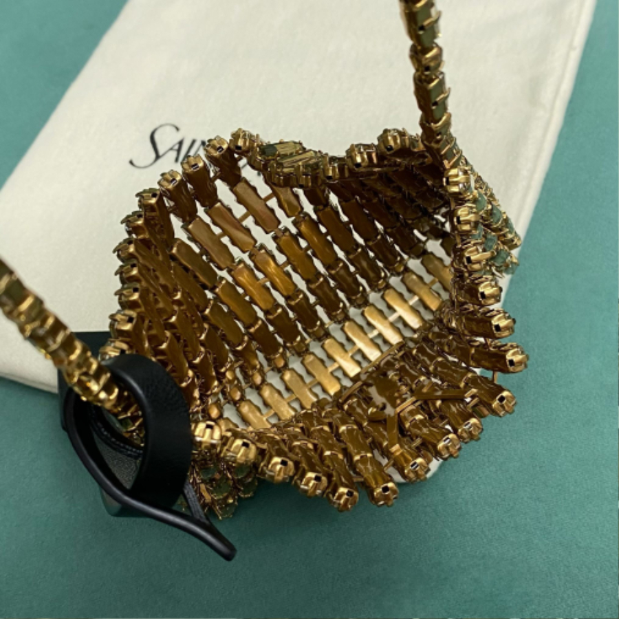 생로랑 크리스털 소재 마이크로 EVENING 백 788380 11.58.52.5cm 골드3.jpg