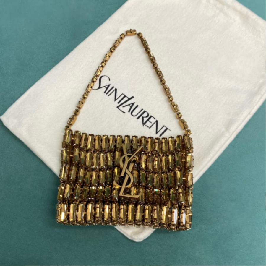 생로랑 크리스털 소재 마이크로 EVENING 백 788380 11.58.52.5cm 골드1.jpg