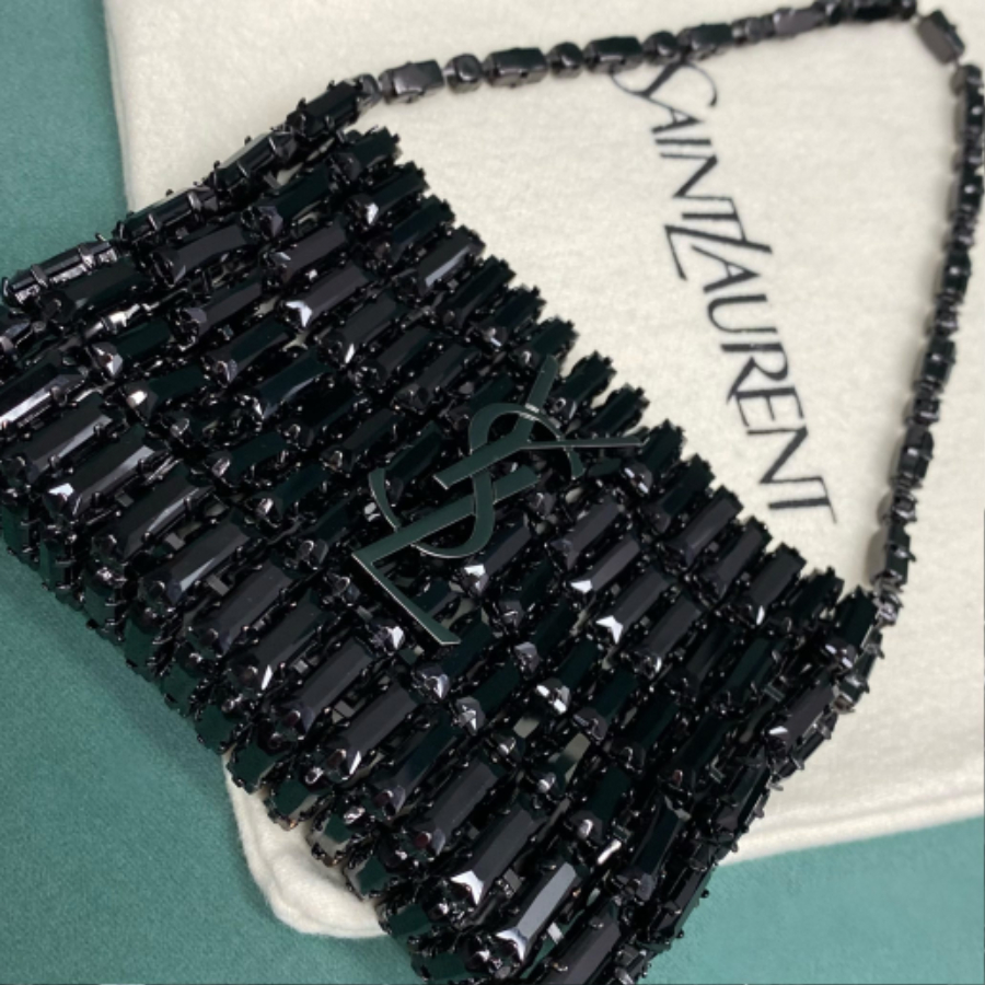 생로랑 크리스털 소재 마이크로 EVENING 백 788380 11.58.52.5cm 블랙8.jpg