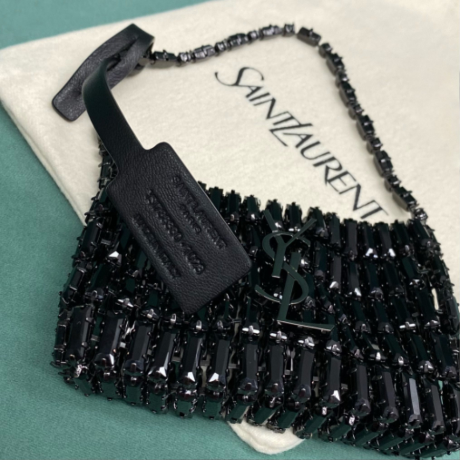 생로랑 크리스털 소재 마이크로 EVENING 백 788380 11.58.52.5cm 블랙9.jpg