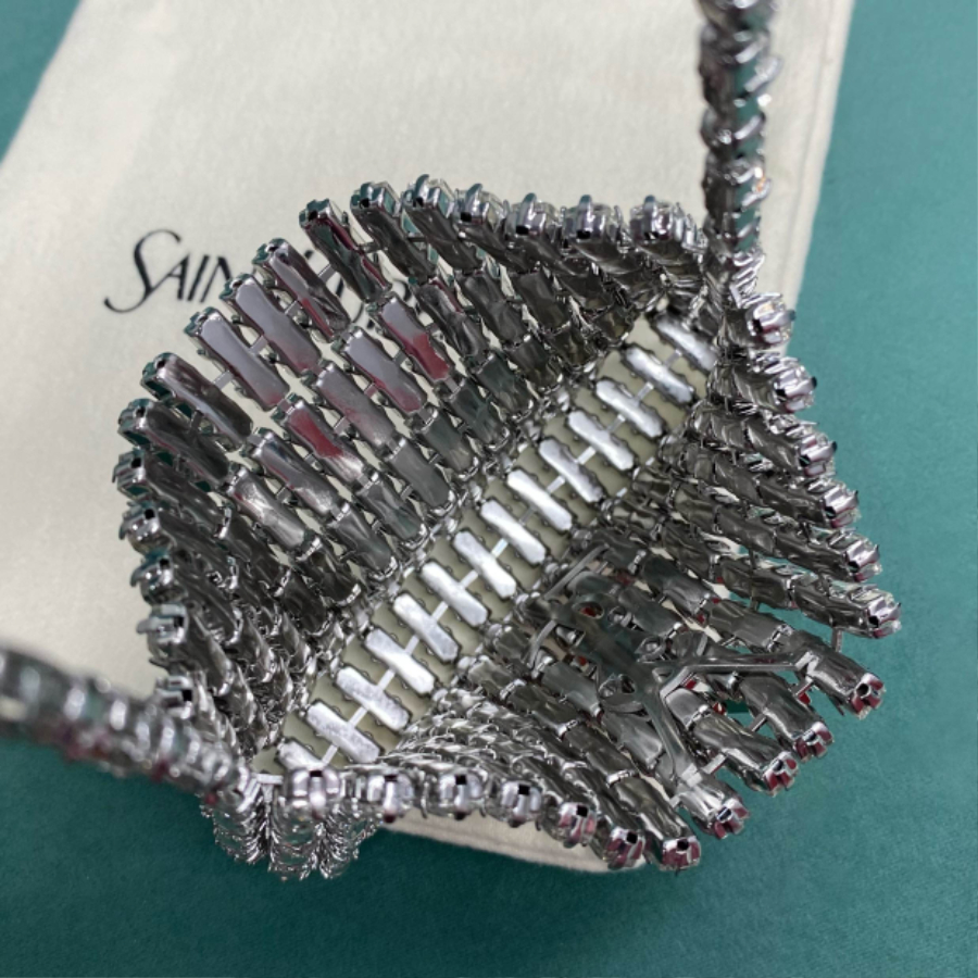 생로랑 크리스털 소재 마이크로 EVENING 백 788380 11.58.52.5cm 은색3.jpg