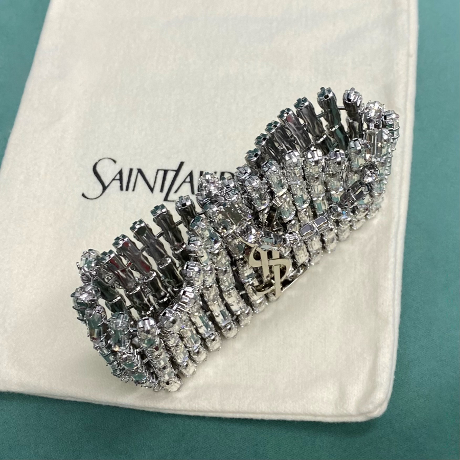 생로랑 크리스털 소재 마이크로 EVENING 백 788380 11.58.52.5cm 은색7.jpg