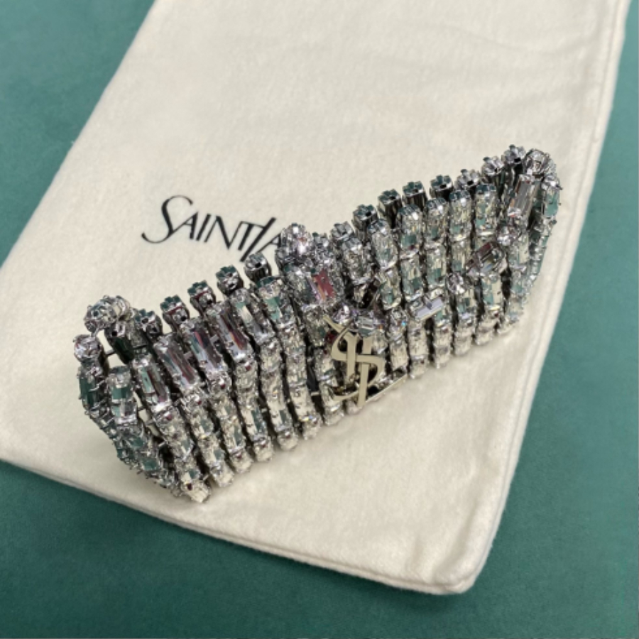 생로랑 크리스털 소재 마이크로 EVENING 백 788380 11.58.52.5cm 은색6.jpg