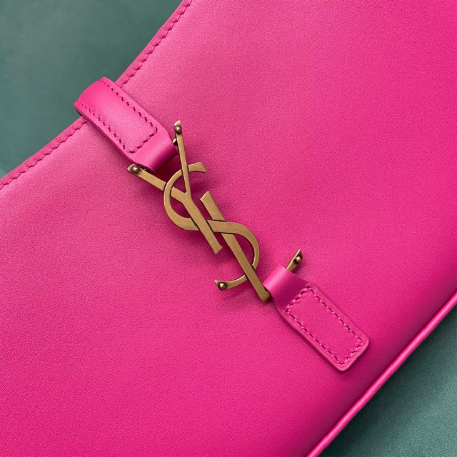 생로랑 페이턴트 가죽 소재의 LE 5 A 7 호보백 657228 24.5615cm 자홍색6.jpg