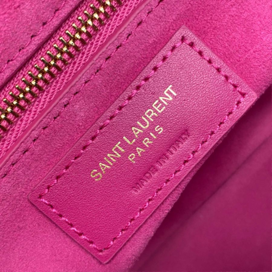 생로랑 페이턴트 가죽 소재의 LE 5 A 7 호보백 657228 24.5615cm 자홍색8.jpg