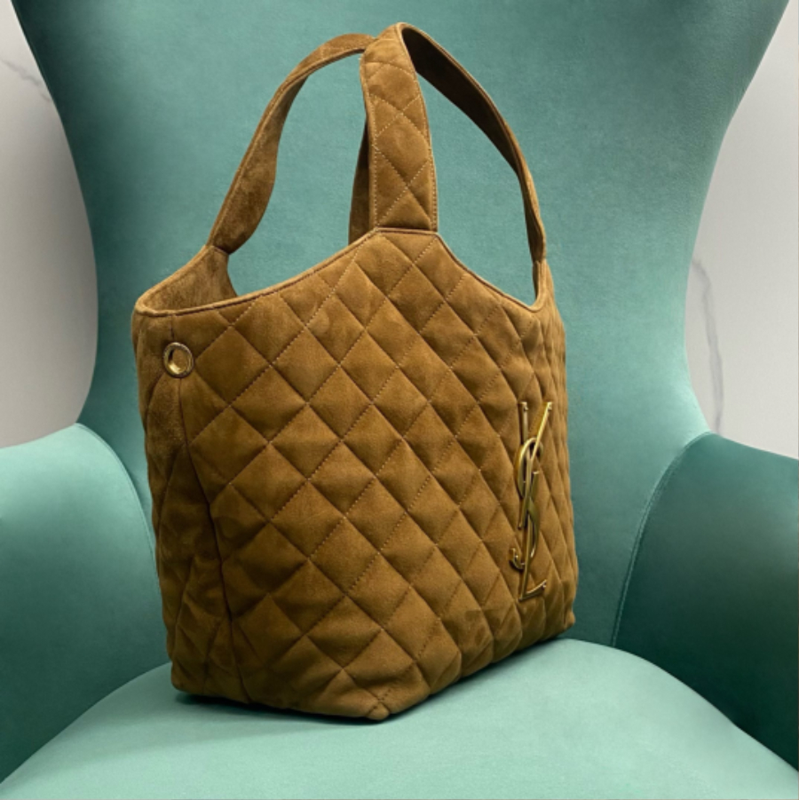 생로랑퀼팅 스웨이드 소재 ICARE 미디엄백 브라운 858191 3015cm05.jpg