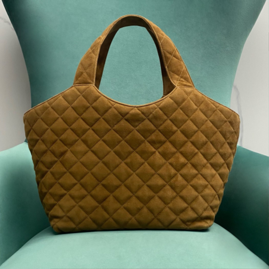 생로랑퀼팅 스웨이드 소재 ICARE 미디엄백 브라운 858191 3015cm02.jpg