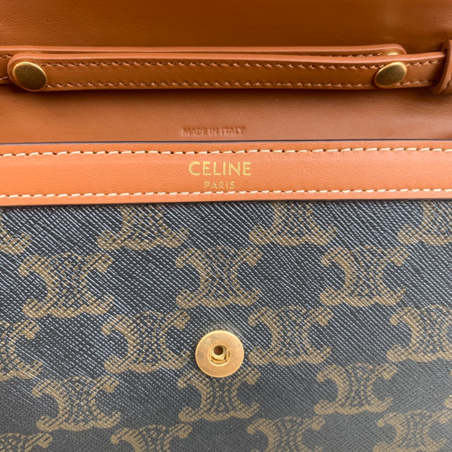 셀린느 메일론 트리옴페 체인 백 10H422 블랙 19.5134cm7.jpg