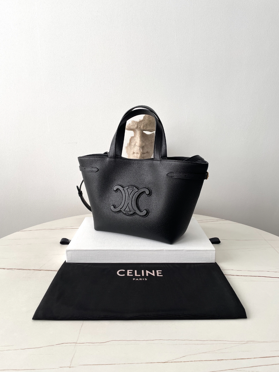 셀린느 미니 카바스 아나이스 퀴르 트리옹프 그레인드 카프스킨 블랙 20.5199cm 11861306.jpg