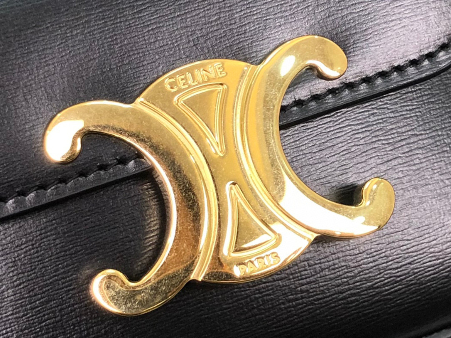 셀린느 미니 클로드 샤이니 카프스킨 블랙5.jpg