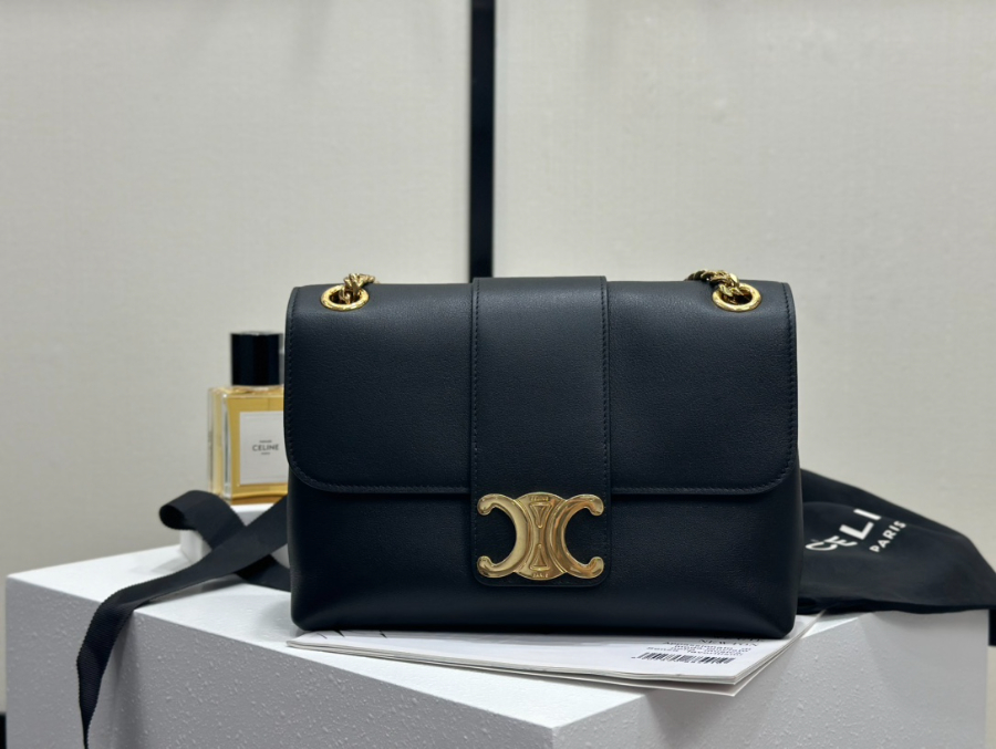 셀린느 빈 빅투아르 백 25158cm 115853 블랙 미디엄02.jpg