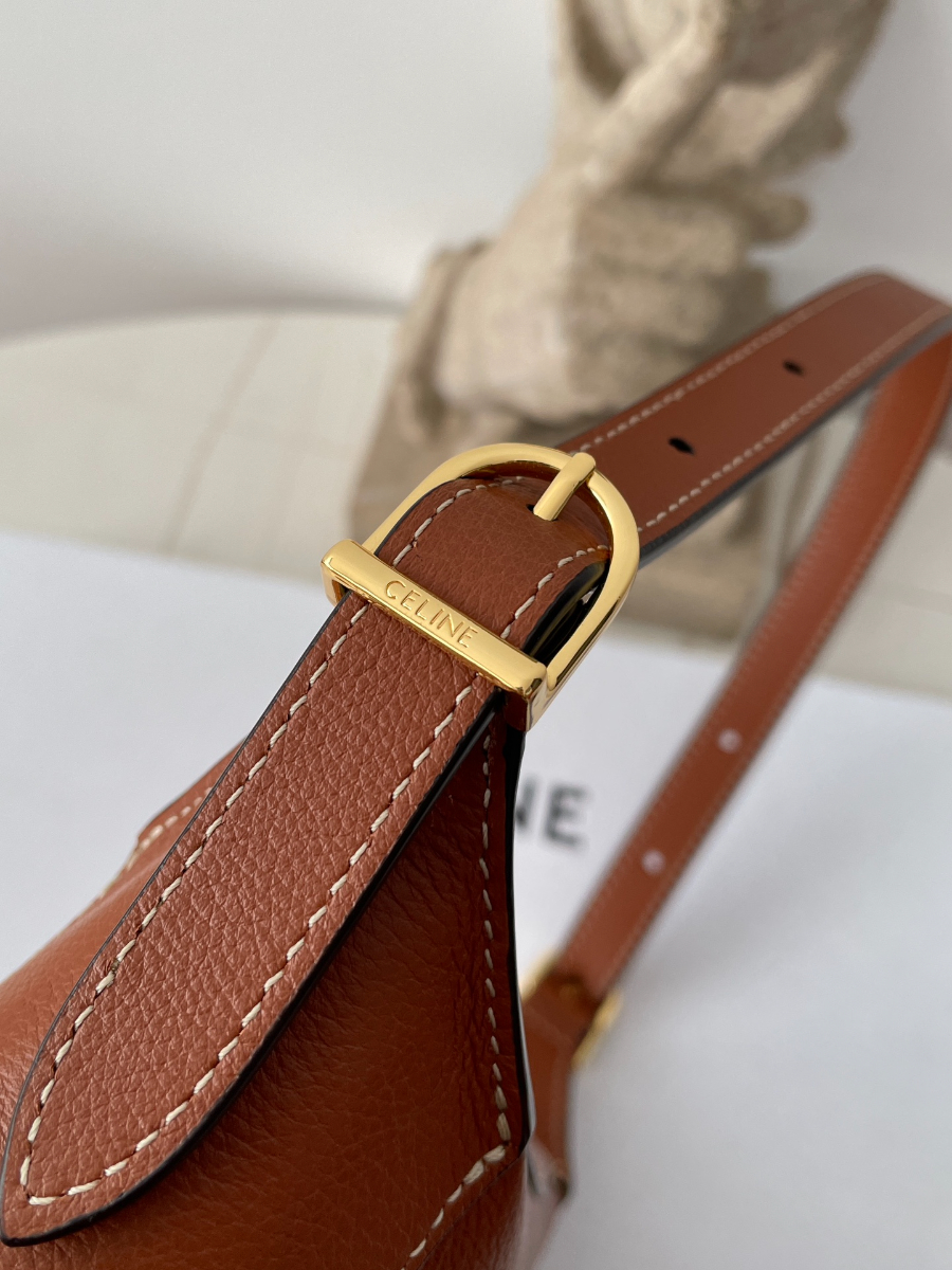 셀린느 소프트 로미 카프 숄더백 10K123 19145cm 브라운7.jpg