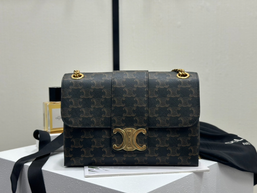 셀린느 트리옹프 캔버스 미디움 빅투아르백 탠 25158cm 11585202.jpg