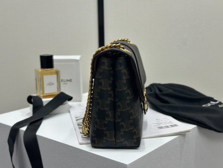 셀린느 트리옹프 캔버스 미디움 빅투아르백 탠 25158cm 11585204.jpg