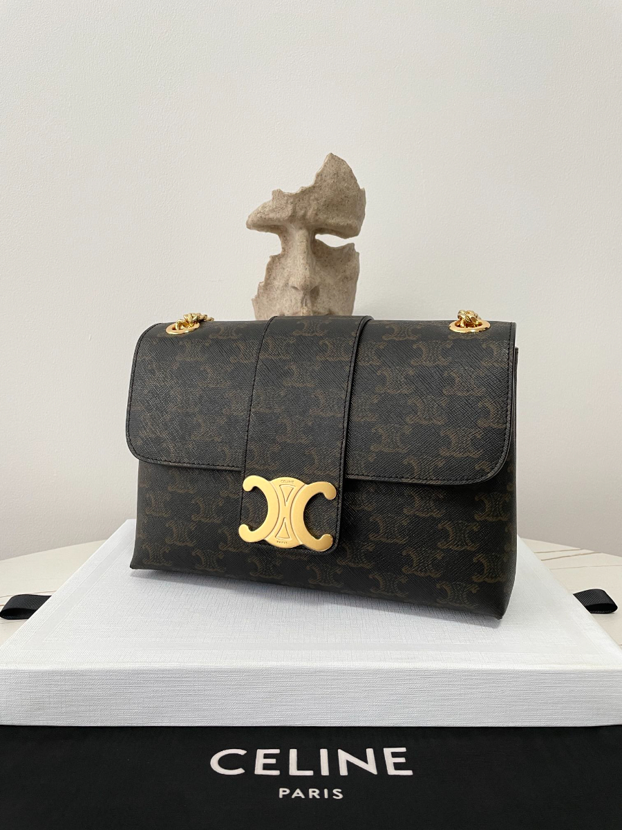 셀린느 트리옹프 캔버스 미디움 빅투아르백 탠 115852 25158cm3.jpg