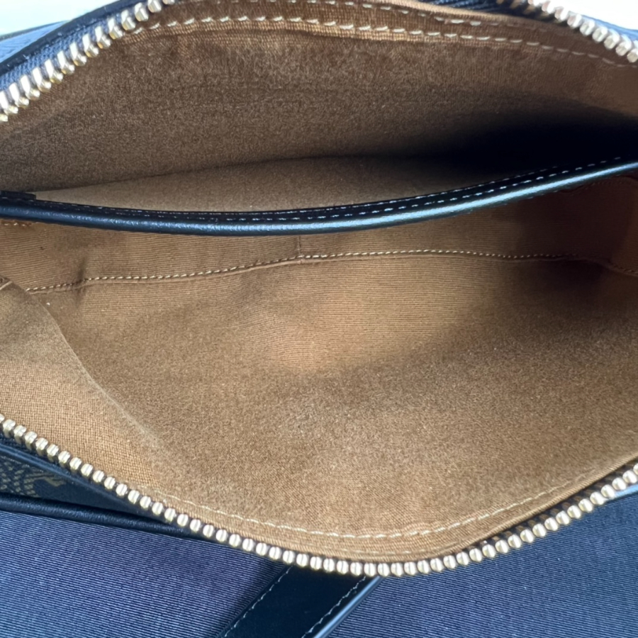 셀린느 트리옹프 캔버스 셀린느 프린트 미디움 메신저백 블랙 194502 2314.54cm10.jpg