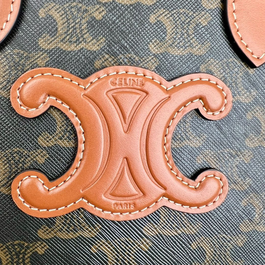 셀린느 트리옹프 캔버스 카프스킨 미니 볼링백 탄 110462 20155cm10.jpg