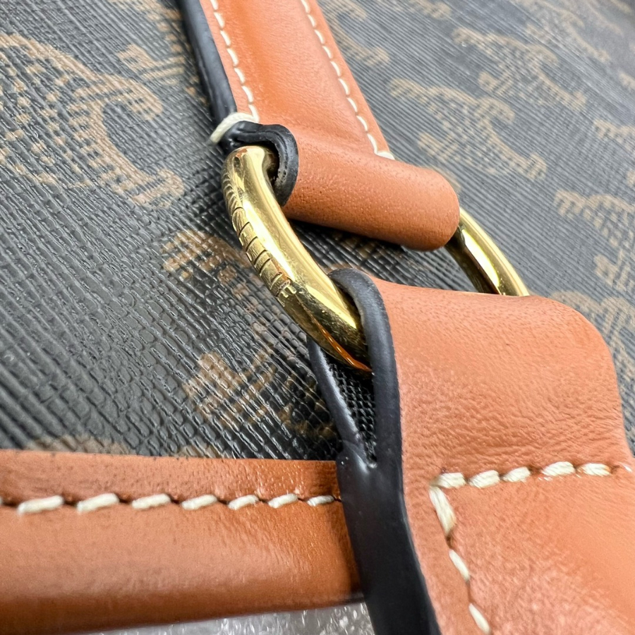 셀린느 트리옹프 캔버스 카프스킨 미니 호리존탈 카바스 탄 199742 35227cm8.jpg