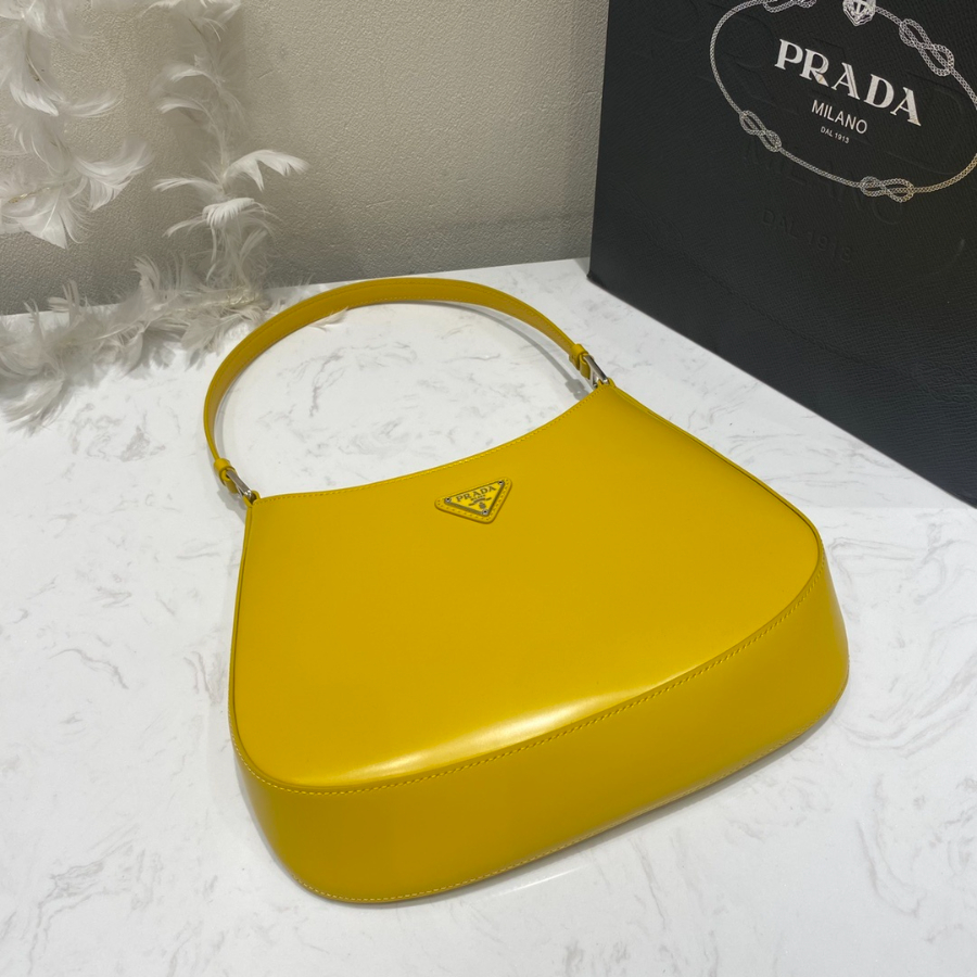 프라다 클레오브러시드숄더백 옐로우4.jpg