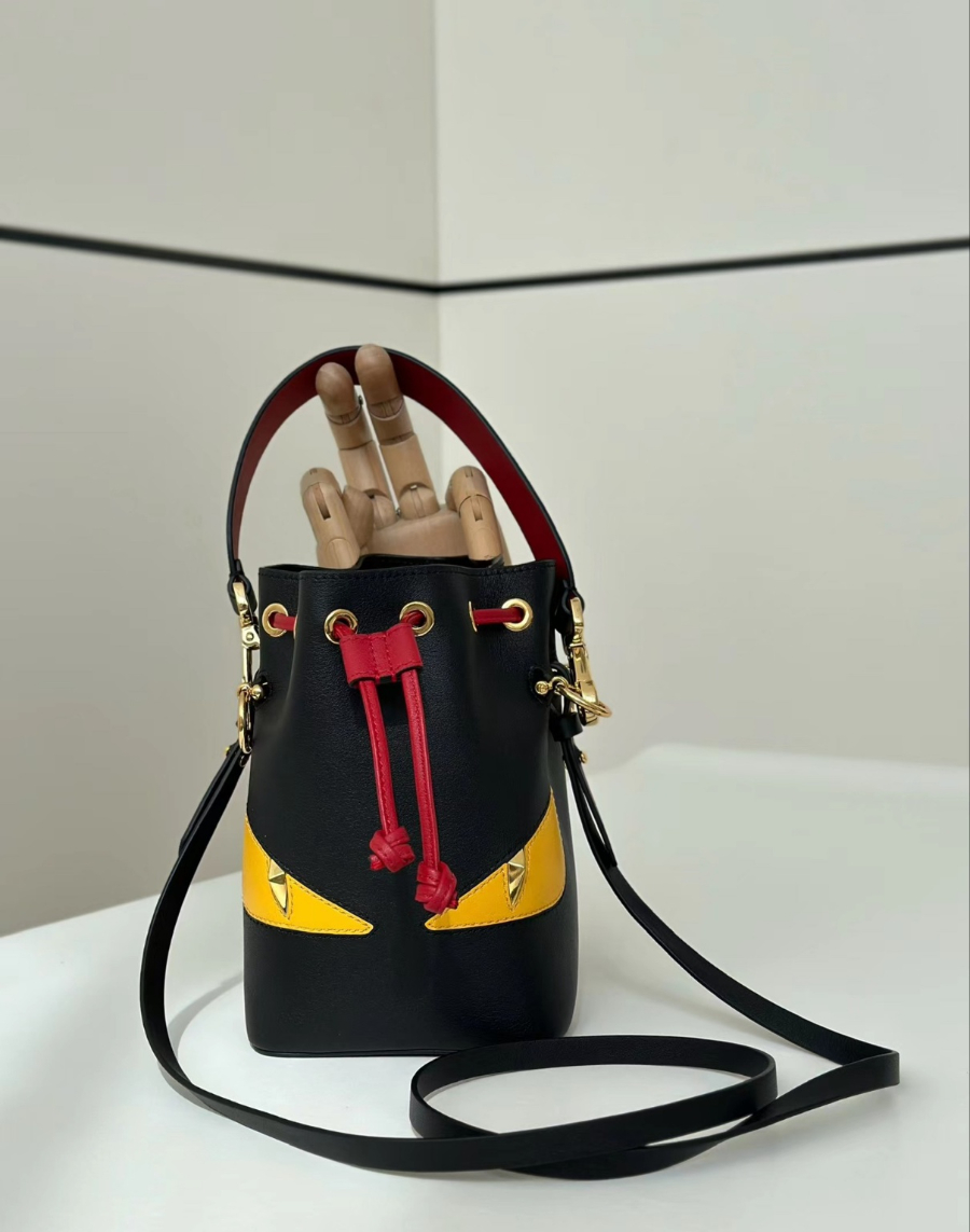 펜디 몬트레조미니버킷백 블랙옐로우1.jpg