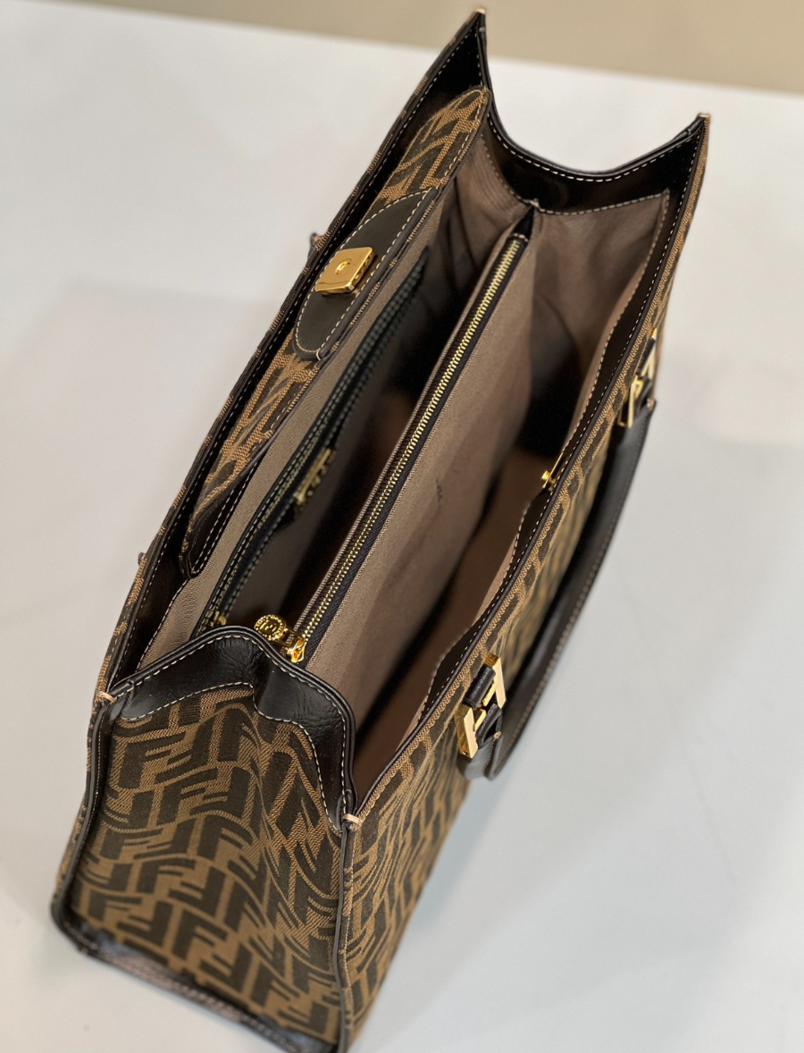 펜디 토트백 다크브라운9.jpg