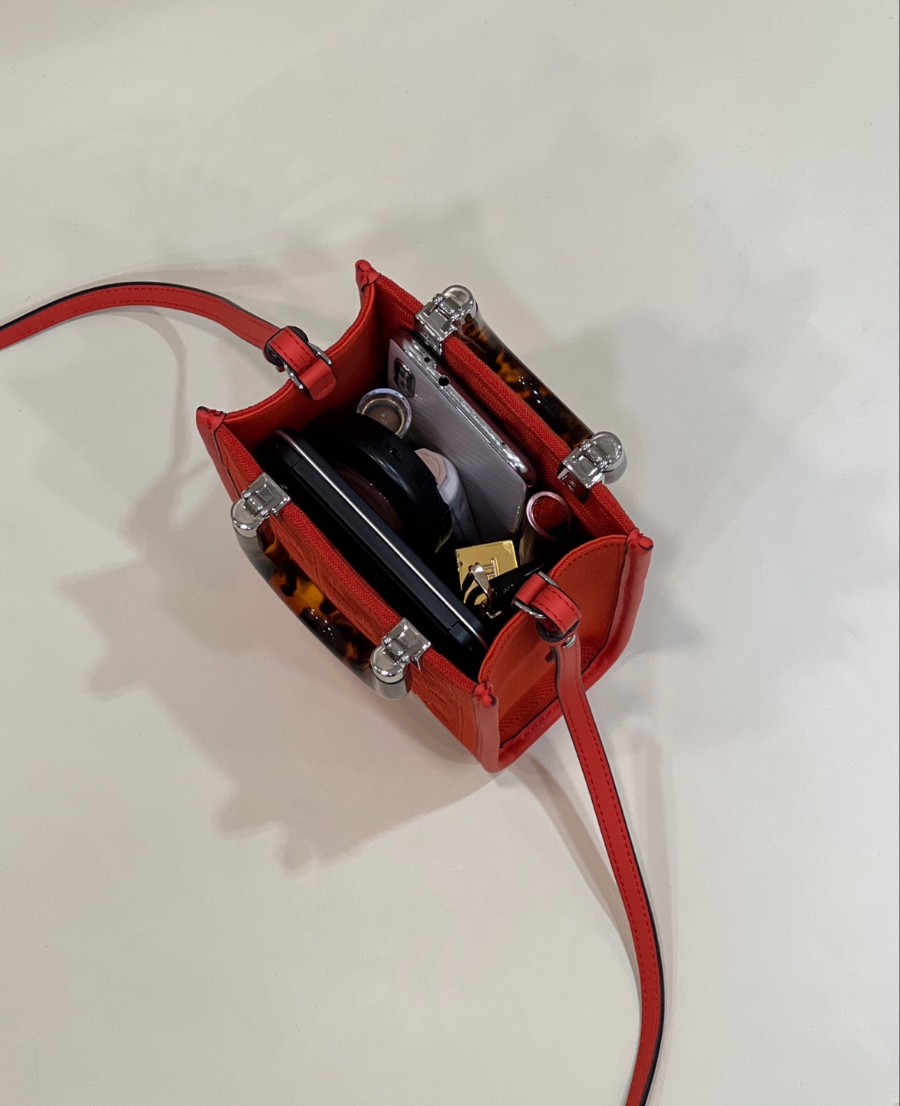 펜디 선샤인미니쇼퍼백 레드8.jpg