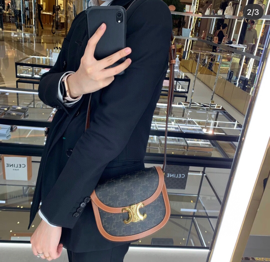 셀린느 틴 베사체 트리오페 숄더백 18.5166cm01.jpg