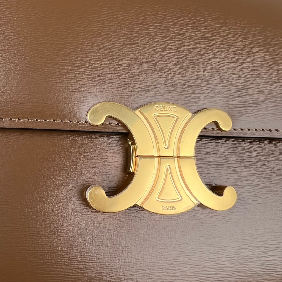 셀린느 틴 트리옹프 백 미디엄 22.516.57.5cm 다크 브라운6.jpg