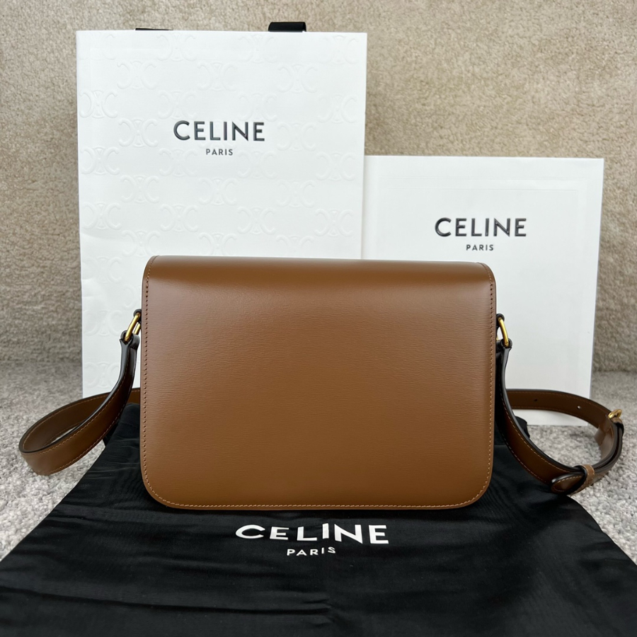 셀린느 틴 트리옹프 백 미디엄 22.516.57.5cm 다크 브라운2.jpg