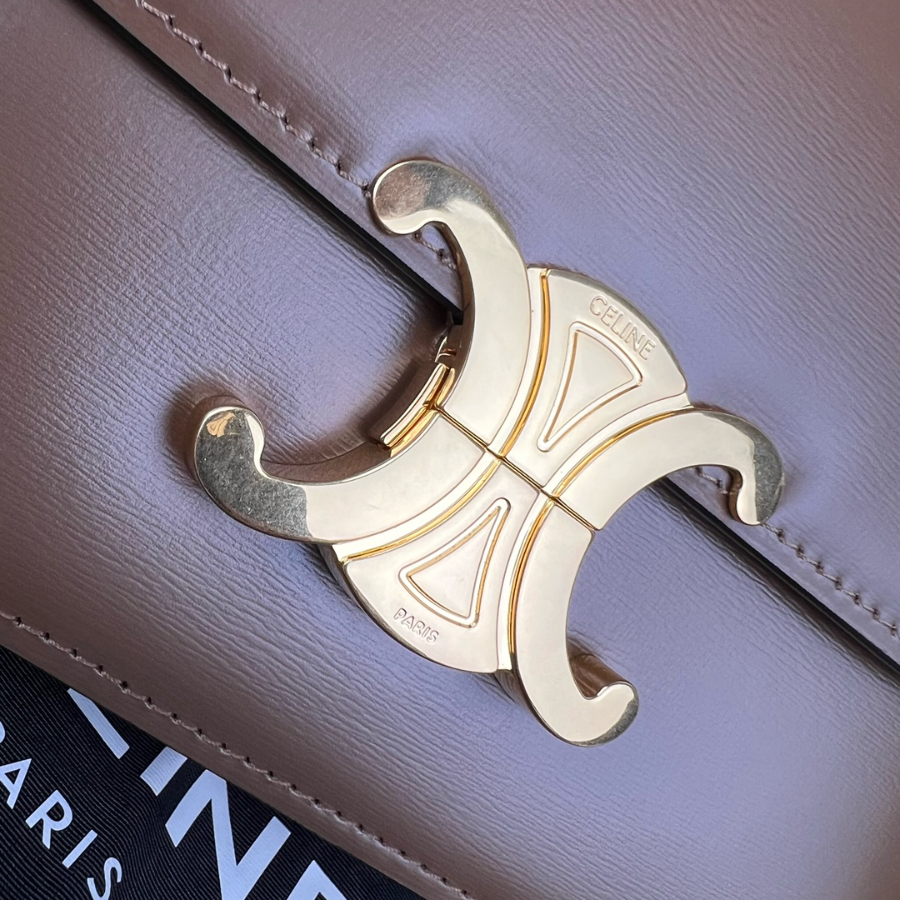 셀린느 틴 트리옹프 백 스몰 18.5146cm 188423 다크 브라운6.jpg