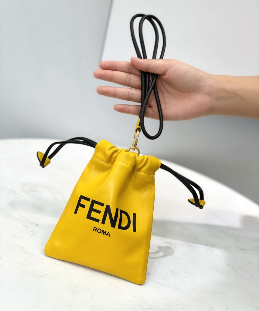 펜디 미니가죽파우치 옐로우1.jpg