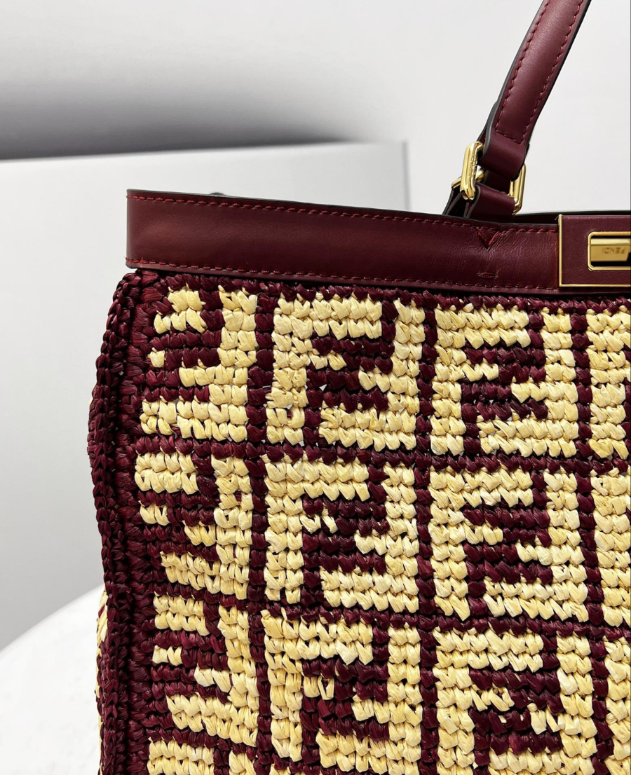 펜디피카부X토트백 다크레드베이지6.jpg