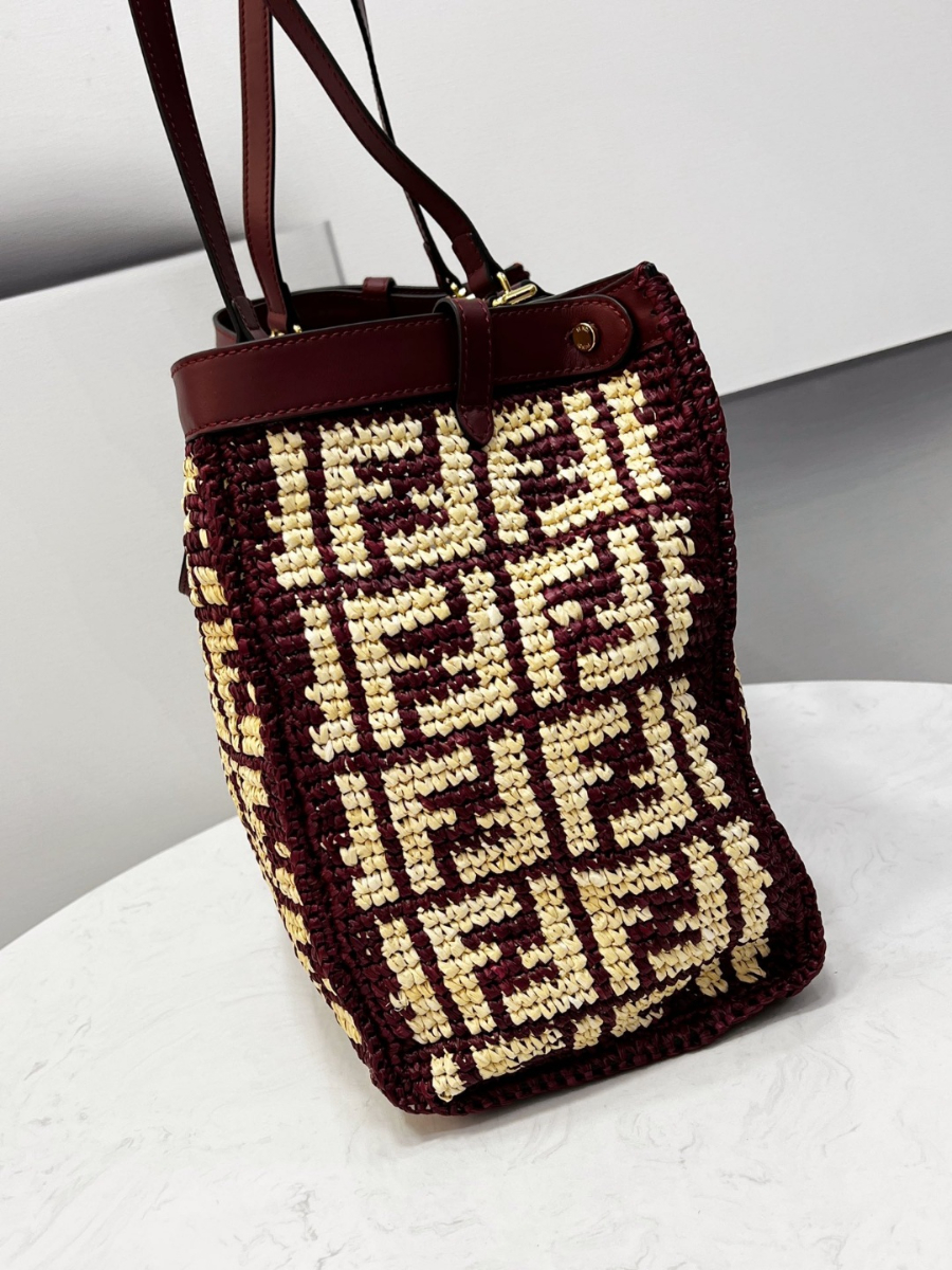 펜디피카부X토트백 다크레드베이지3.jpg