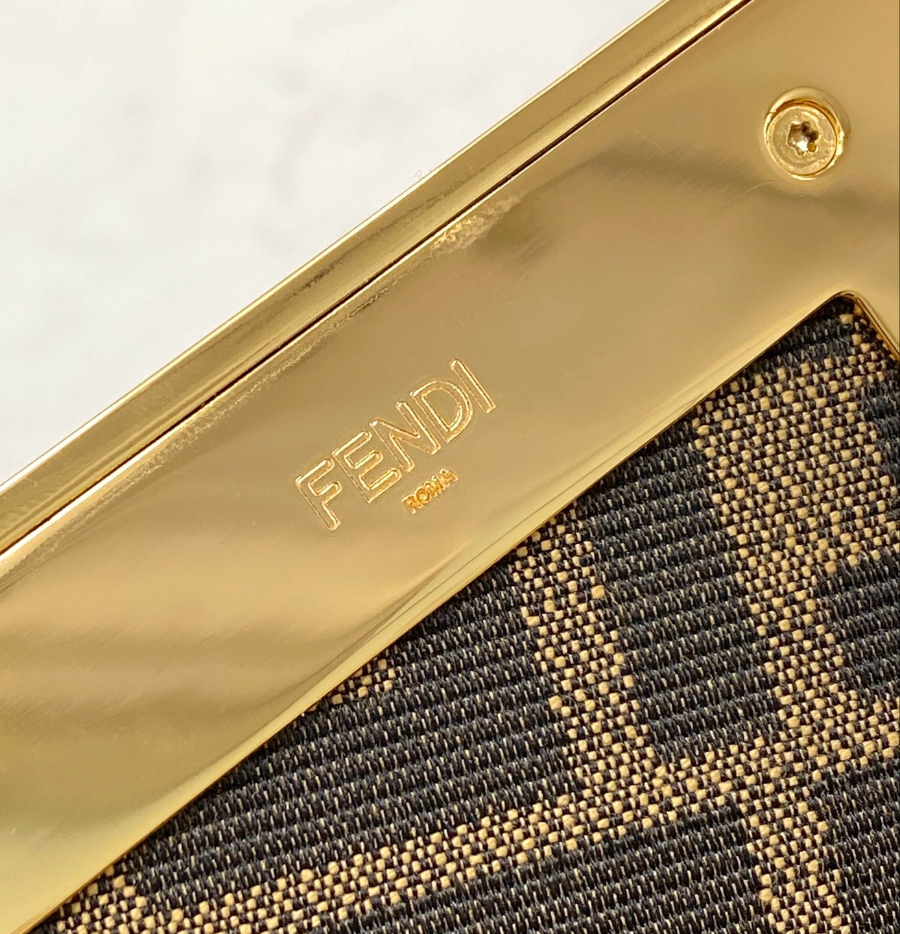 펜디 퍼스트백 다크브라운골드7.jpg