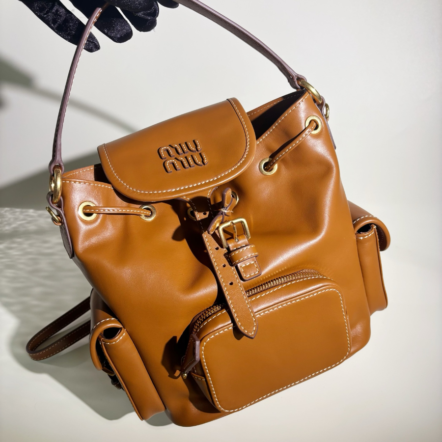 미우미우 레더 백팩 브라운 5BZ043 221811.5cm4.jpg