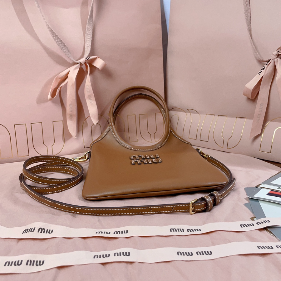 미우미우 아이비 가죽 핸드백 5BA281 2024cm 브라운5.jpg