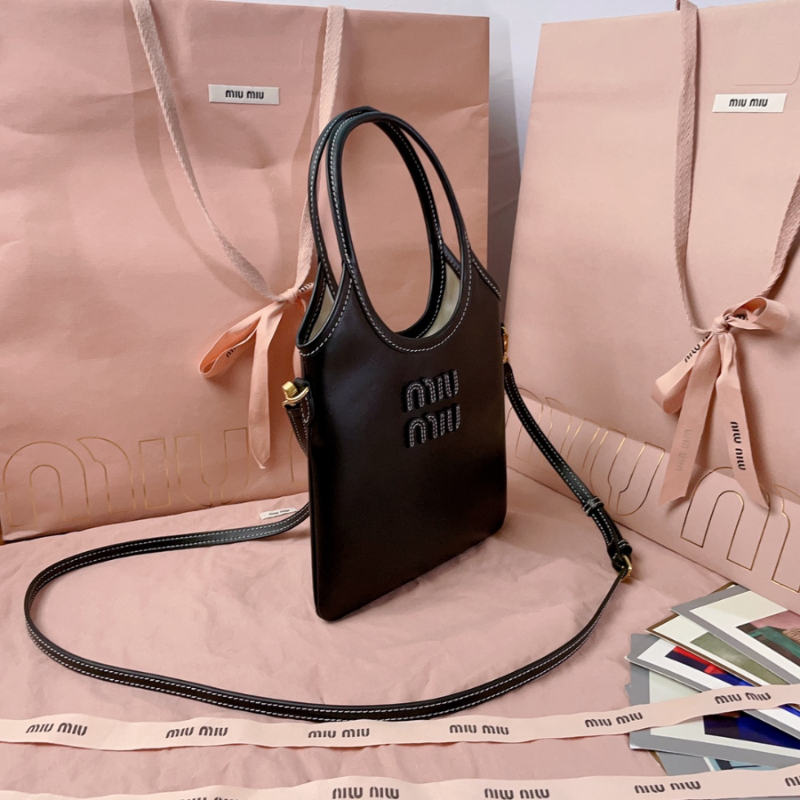 미우미우 아이비 가죽 핸드백 5BA281 2024cm 블랙3.jpg