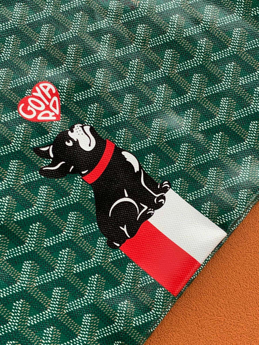 고야드 투견 강아지 호보백 그린 271542cm 8120 Goyard6.jpg