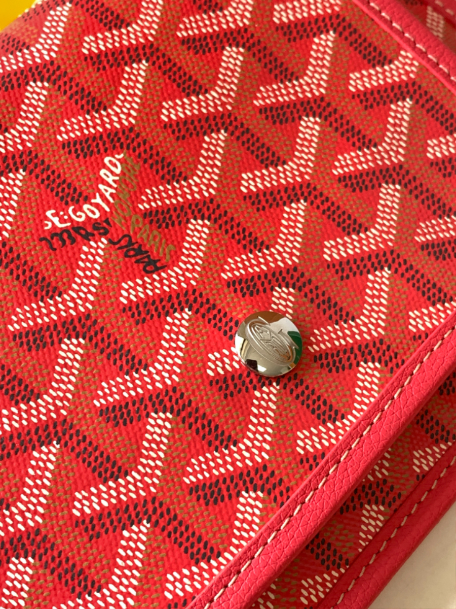 고야드 플뤼메 클러치 지갑 142.520.5cm 레드9.jpg